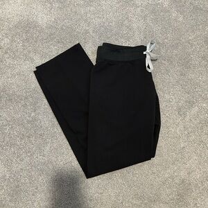 Figs Black Technical Collection Scrub Pants